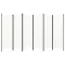 Fehér 6 paneles paraván 300 x 180 cm