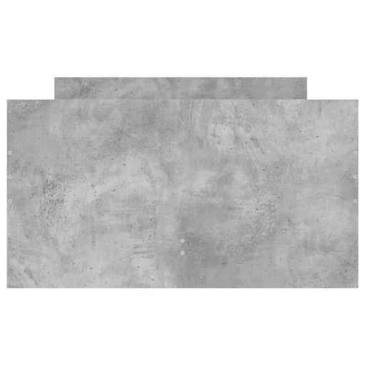 Betonszürke ágykeret fiókokkal 90x190 cm