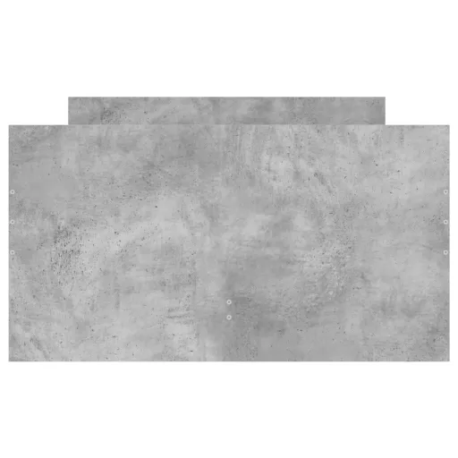 Betonszürke kisméretű egyszemélyes ágykeret 75 x 190 cm