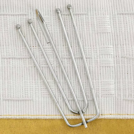 2 db sárga vászonhatású sötétítőfüggöny kampókkal 140 x 175 cm