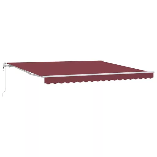 Burgundi vörös automata napellenző 400 x 300 cm