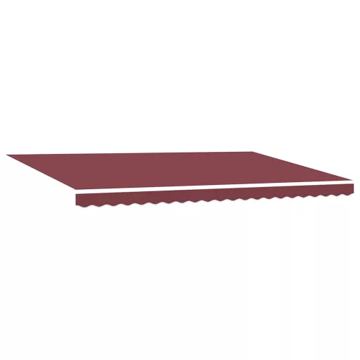 Burgundi vörös kézzel kihúzható napellenző 500 x 300 cm