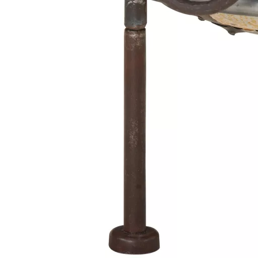 Színes rusztikus vas tűztál Ø 40 cm