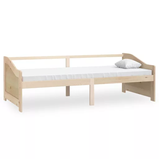 3 személyes tömör fenyőfa kanapéágy 90 x 200 cm
