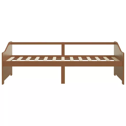 Mézbarna 3 személyes tömör fenyőfa kanapéágy 90 x 200 cm