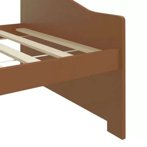Mézbarna 3 személyes tömör fenyőfa kanapéágy 90 x 200 cm
