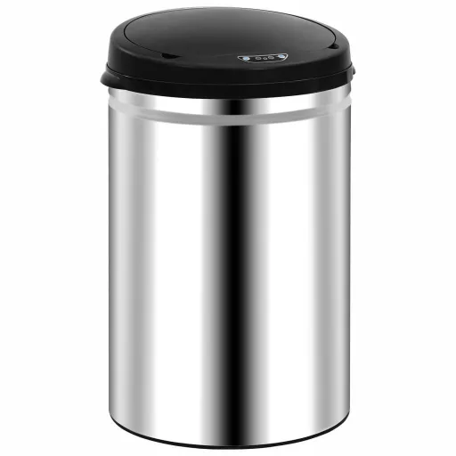 Automata érzékelős rozsdamentes acél szemeteskuka 30 L
