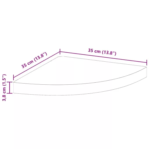 323909  Floating Corner Shelves 4 pcs High Gloss White 35x35x3,8 cm MDF