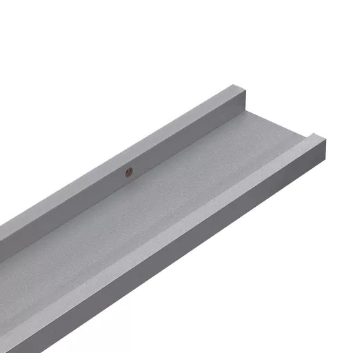 2 db szürke MDF szegélypolc képkeretekhez 60 x 9 x 3 cm