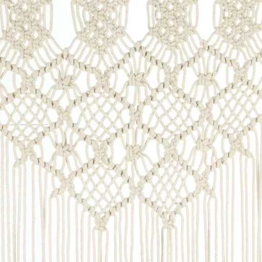 Makramé pamutfüggöny 140 x 240 cm