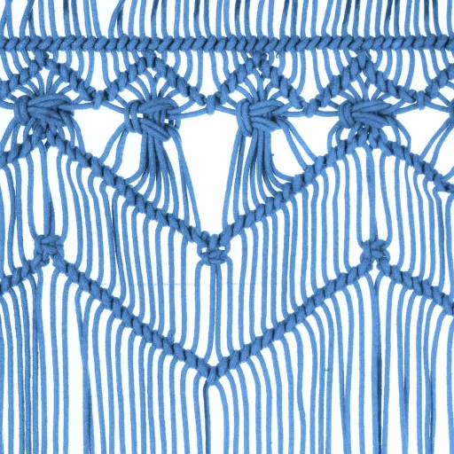 Makramé pamutfüggöny 140 x 240 cm