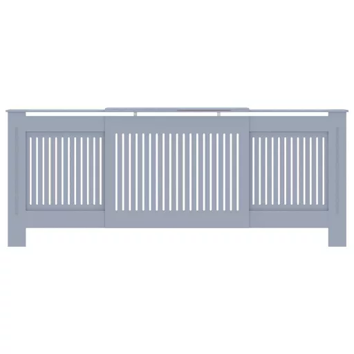 Szürke MDF radiátorburkolat 205 cm