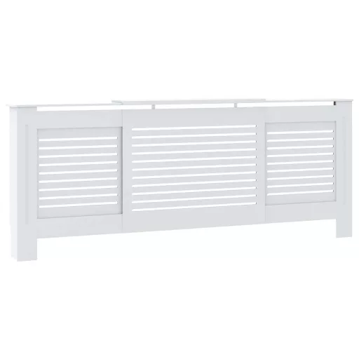 Fehér MDF radiátorburkolat 205 cm