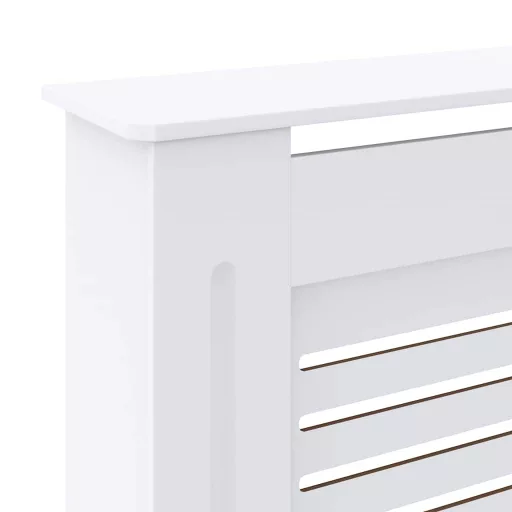 Fehér MDF radiátorburkolat 205 cm