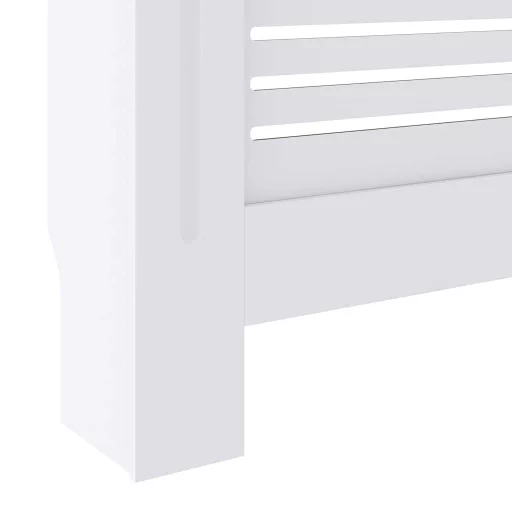 Fehér MDF radiátorburkolat 205 cm