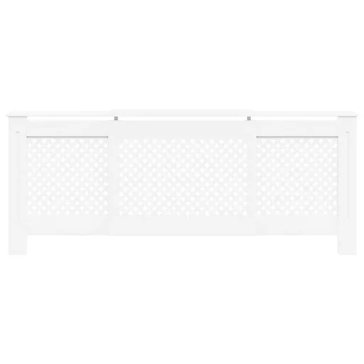 Fehér MDF radiátorburkolat 205 cm