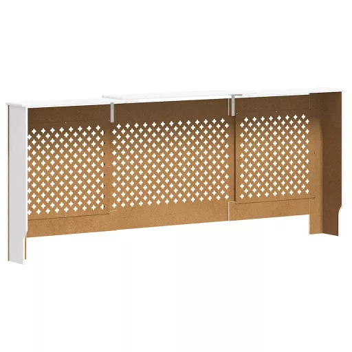 Fehér MDF radiátorburkolat 205 cm
