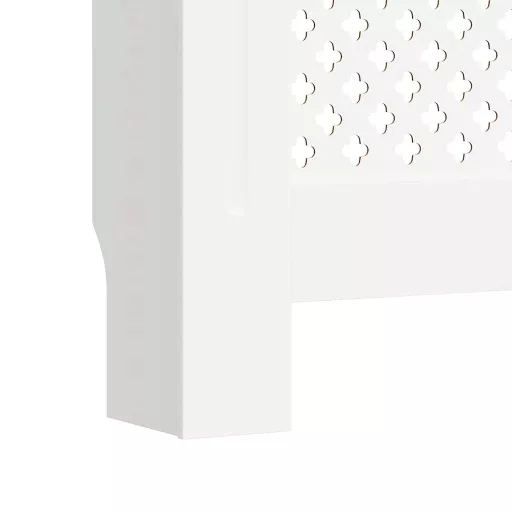 Fehér MDF radiátorburkolat 205 cm