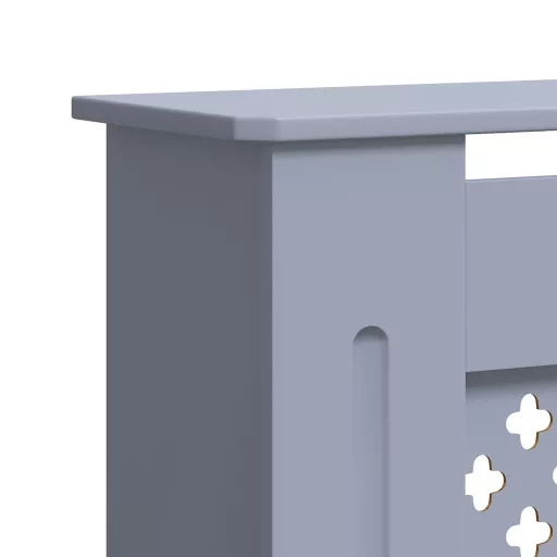 Szürke MDF radiátorburkolat 205 cm