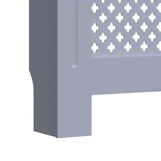 Szürke MDF radiátorburkolat 205 cm