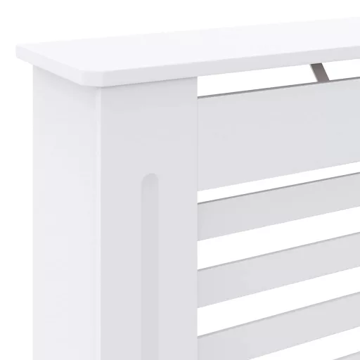 Fehér MDF radiátorburkolat 78 cm