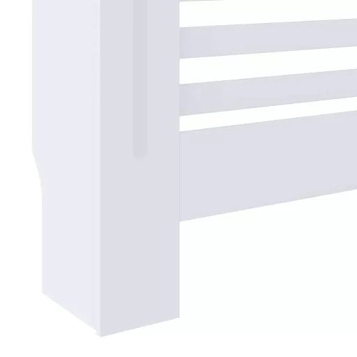 Fehér MDF radiátorburkolat 78 cm