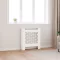Fehér MDF radiátorburkolat 78 cm