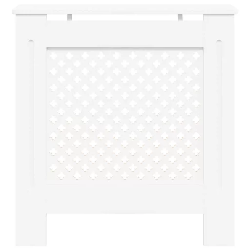 Fehér MDF radiátorburkolat 78 cm