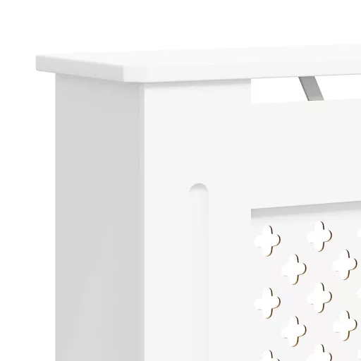 Fehér MDF radiátorburkolat 78 cm