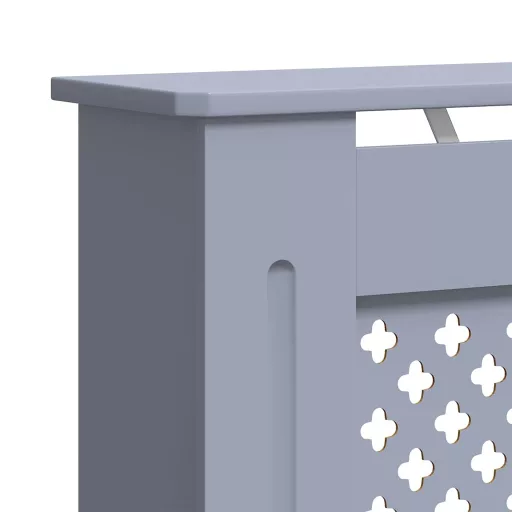 Szürke MDF radiátorburkolat 78 cm