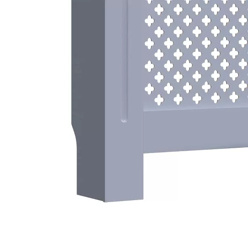Szürke MDF radiátorburkolat 78 cm