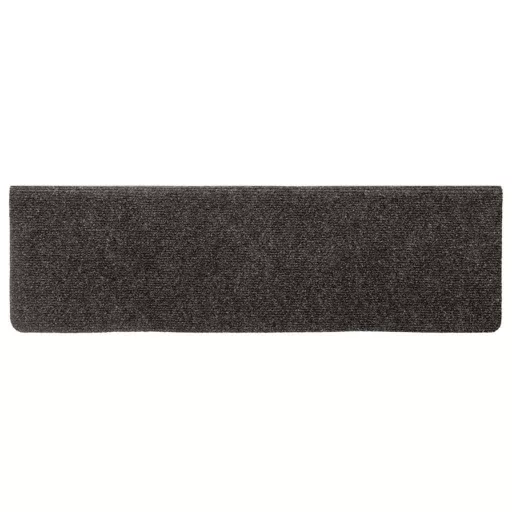 15 db öntapadós lépcsőszőnyeg 65 x 21 x 4 cm antracit téglalap alakú széllel
