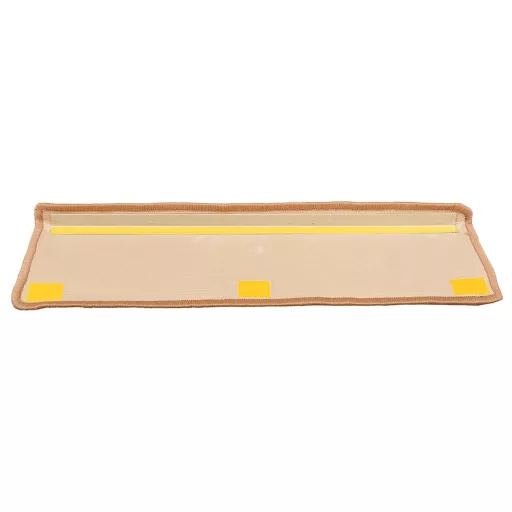 15 db bézs öntapadó lépcsőszőnyeg 65x21x4 cm