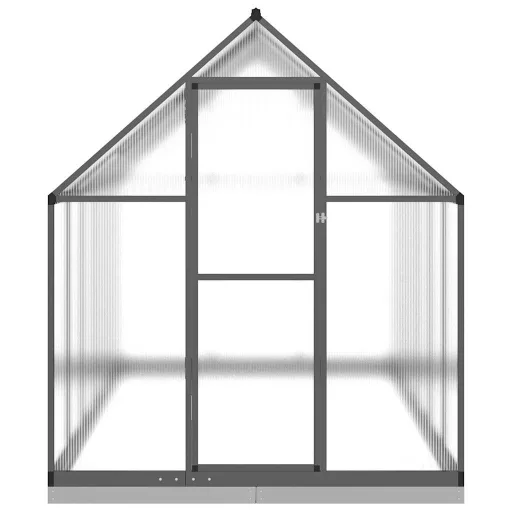 Antracitszürke alumínium melegház alapvázzal 334x169x202 cm