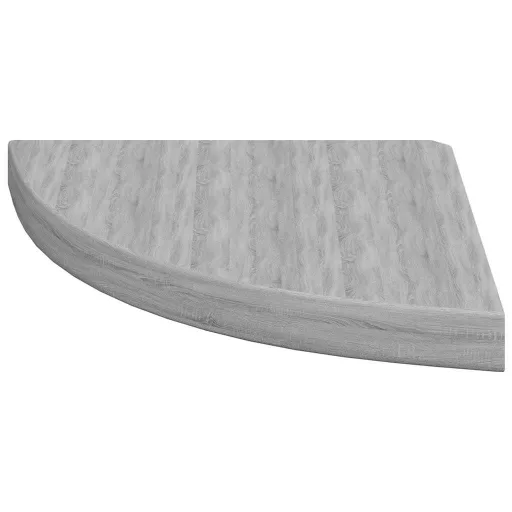 4 db betonszürke MDF fali sarokpolc 35 x 35 x 3,8 cm