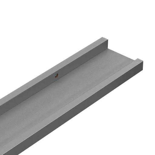 4 db szürke fali polc 80 x 9 x 3 cm