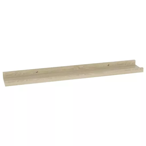 4 db sonoma tölgy színű fali polc 60 x 9 x 3 cm