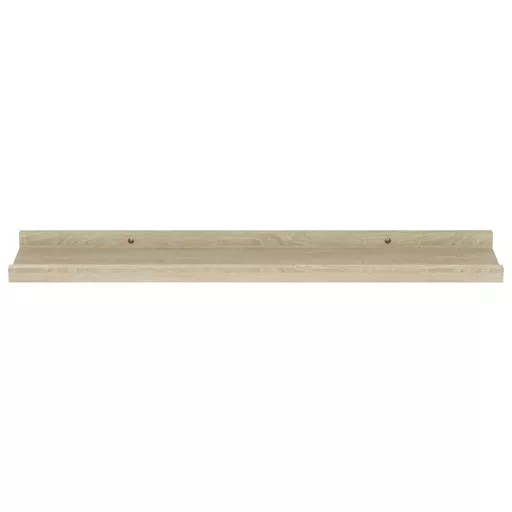4 db sonoma tölgy színű fali polc 60 x 9 x 3 cm