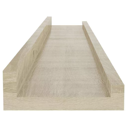 4 db sonoma tölgy színű fali polc 60 x 9 x 3 cm