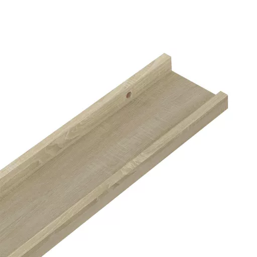 4 db sonoma tölgy színű fali polc 60 x 9 x 3 cm