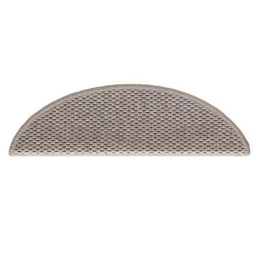 15db szizál hatású ezüst színű öntapadó lépcsőszőnyeg 56x17x3cm