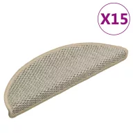   15 db szizálhatású világoszöld öntapadó lépcsőszőnyeg 56x17x3cm