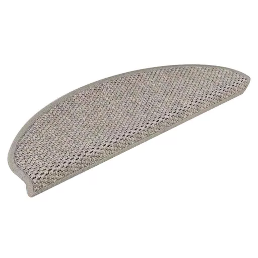 15 db szizál hatású ezüstszínű öntapadó lépcsőszőnyeg 65x21x4cm