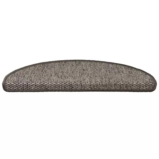 15 db szizál hatású szürke-bézs öntapadó lépcsőszőnyeg 65x21x4cm