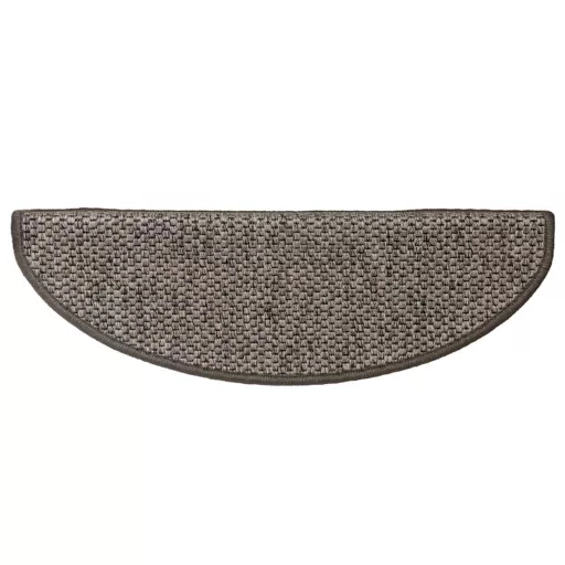 15 db szizál hatású szürke-bézs öntapadó lépcsőszőnyeg 65x21x4cm
