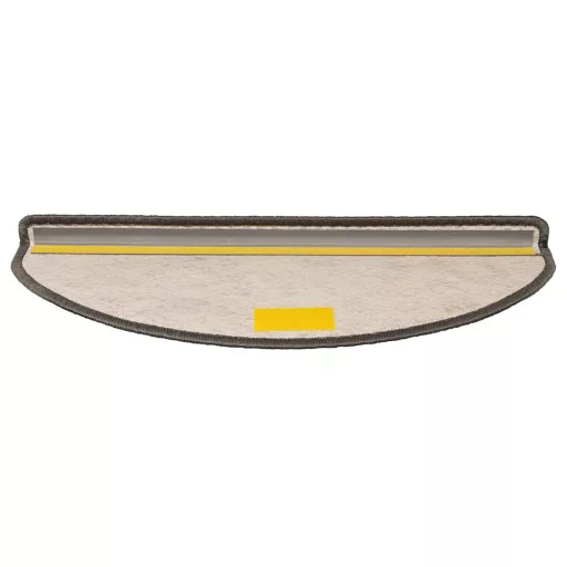 15 db szizál hatású szürke-bézs öntapadó lépcsőszőnyeg 65x21x4cm