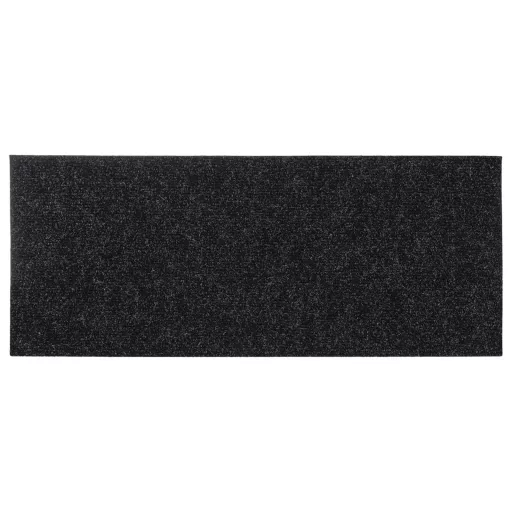 Öntapadós lépcsőszőnyegek 15 db 60 x 25 cm fekete téglalap alakú