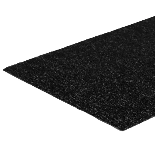 Öntapadós lépcsőszőnyegek 15 db 60 x 25 cm fekete téglalap alakú