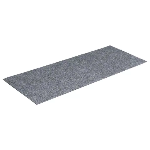 15 db öntapadós lépcsőszőnyeg, 60 x 25 cm, világosszürke, téglalap alakú
