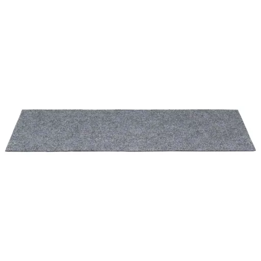 15 db öntapadós lépcsőszőnyeg, 60 x 25 cm, világosszürke, téglalap alakú